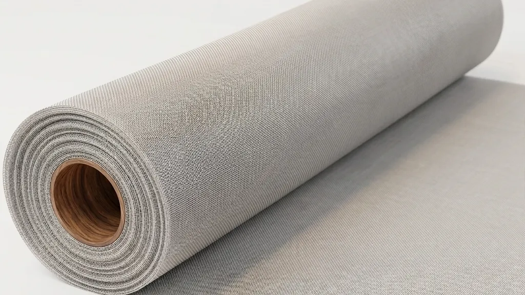 SS 304 and 316 woven wire mesh rolls in ready stock at the Ahmedabad warehouse